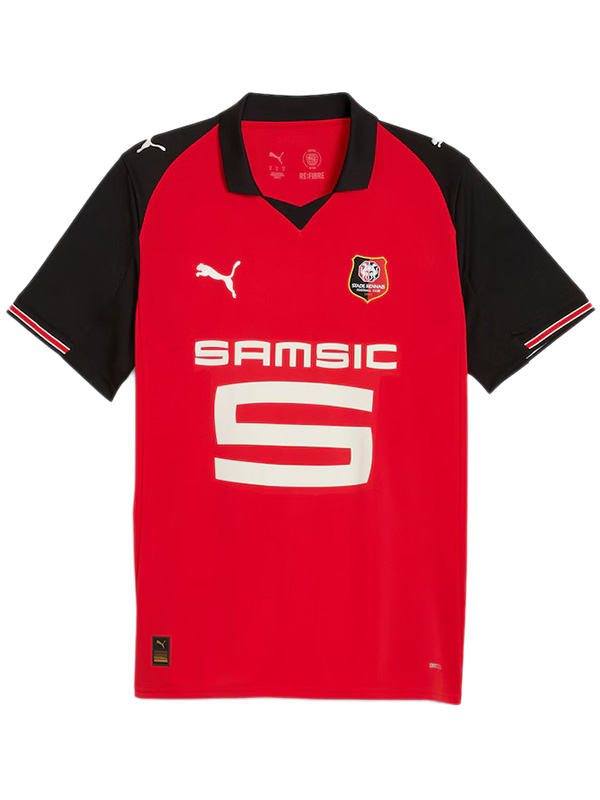 Stade rennais maillot domicile uniforme de football adulte premier kit de vêtements de sport pour hommes maillot de football 2025-2026